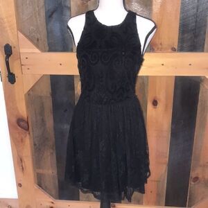 𝅺Hollister sleeveless lined lace dress, size Small
